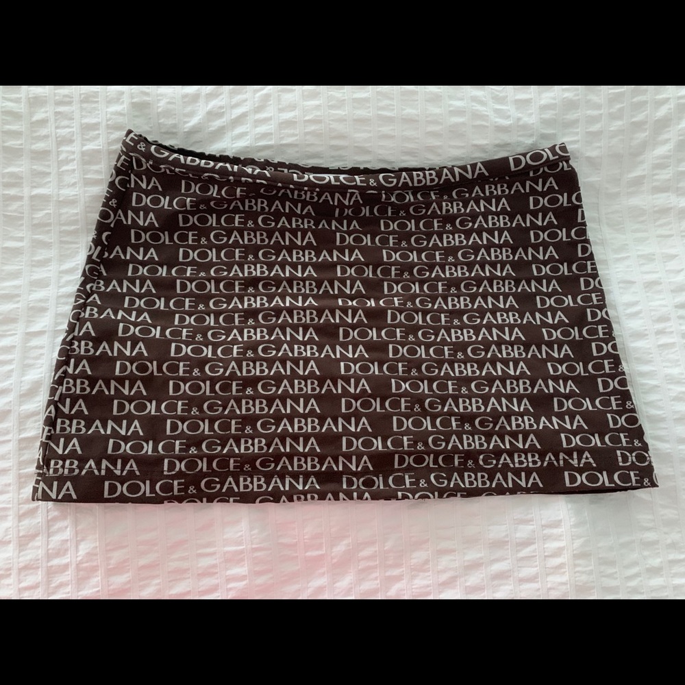 Dolce Gabbana swim cover up skirt
